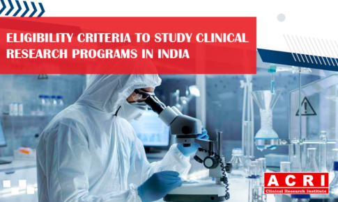 Eligibility criteria to study clinical research programs in India